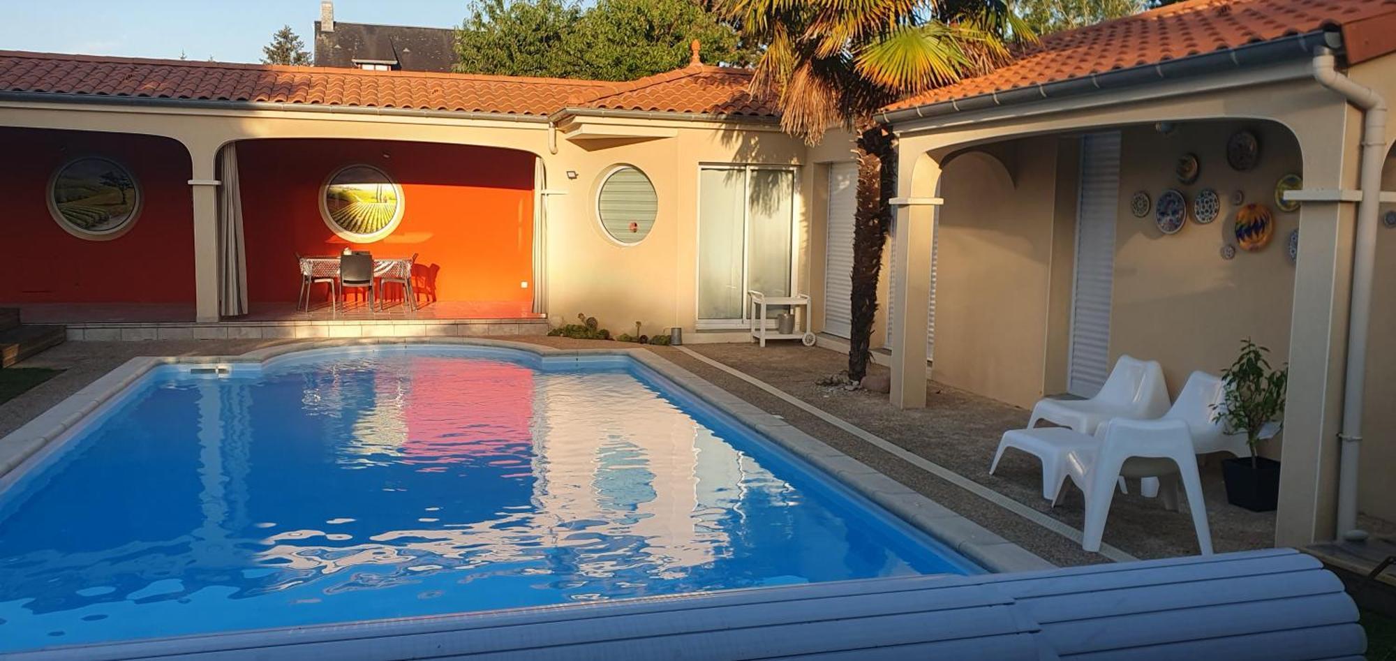 Gite Calme #2 Ou 3 Pers #Piscine #Cholet #Wifi Haut Debit #Travailleurs Thales Lacroix Et Autres Entreprises #Petits Dejeuners Et Repas Possibles Sur Demande Le May-sur-Evre Exterior foto